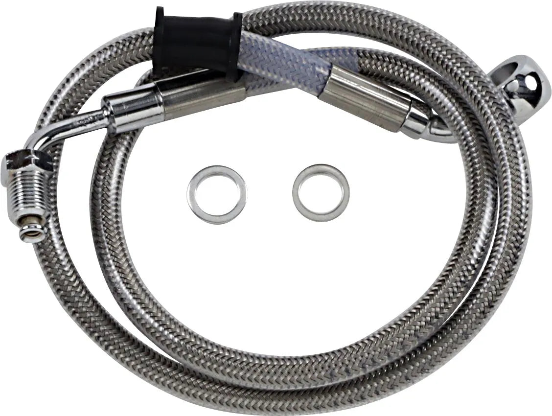 Drag Specialties Extended Brake Line For Abs - 27.25"