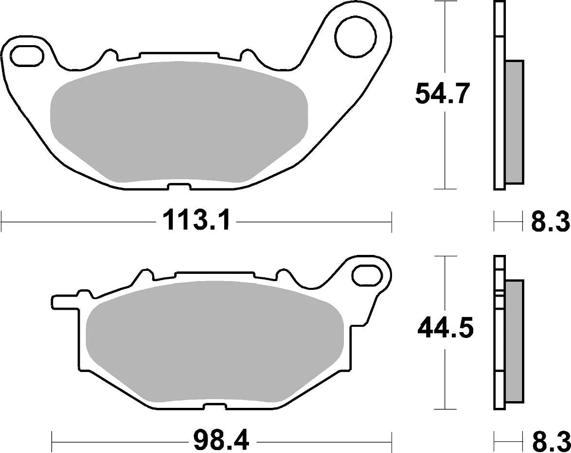 Sbs Ds Racing Dual Sintered Brake Pads