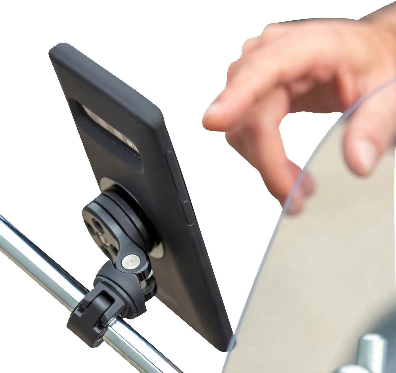 Sp Connect Mirror Mount Pro - Motorcycle Phone Mount