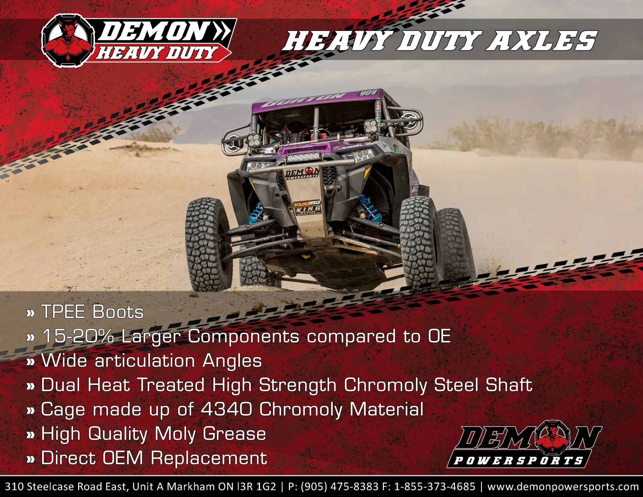 Demon Heavy-duty Axle