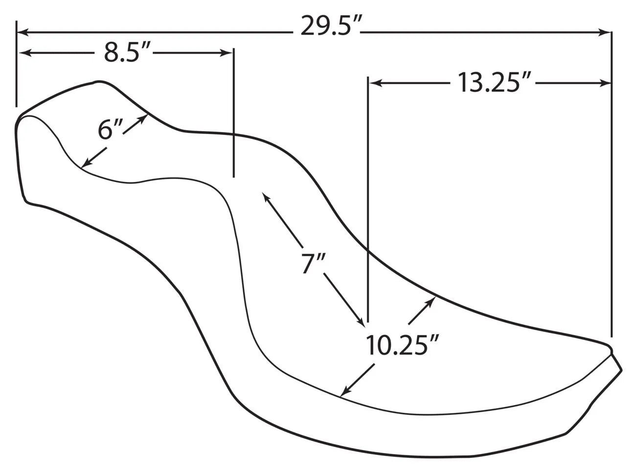 Drag Specialties Mini King And Queen Seat