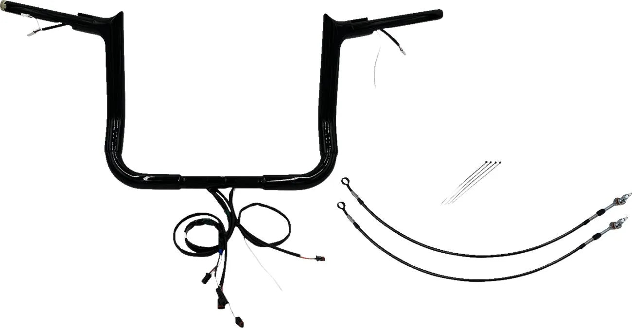 Fat Baggers 1-1/2" Pre-wired Pointed Top Handlebar Kit