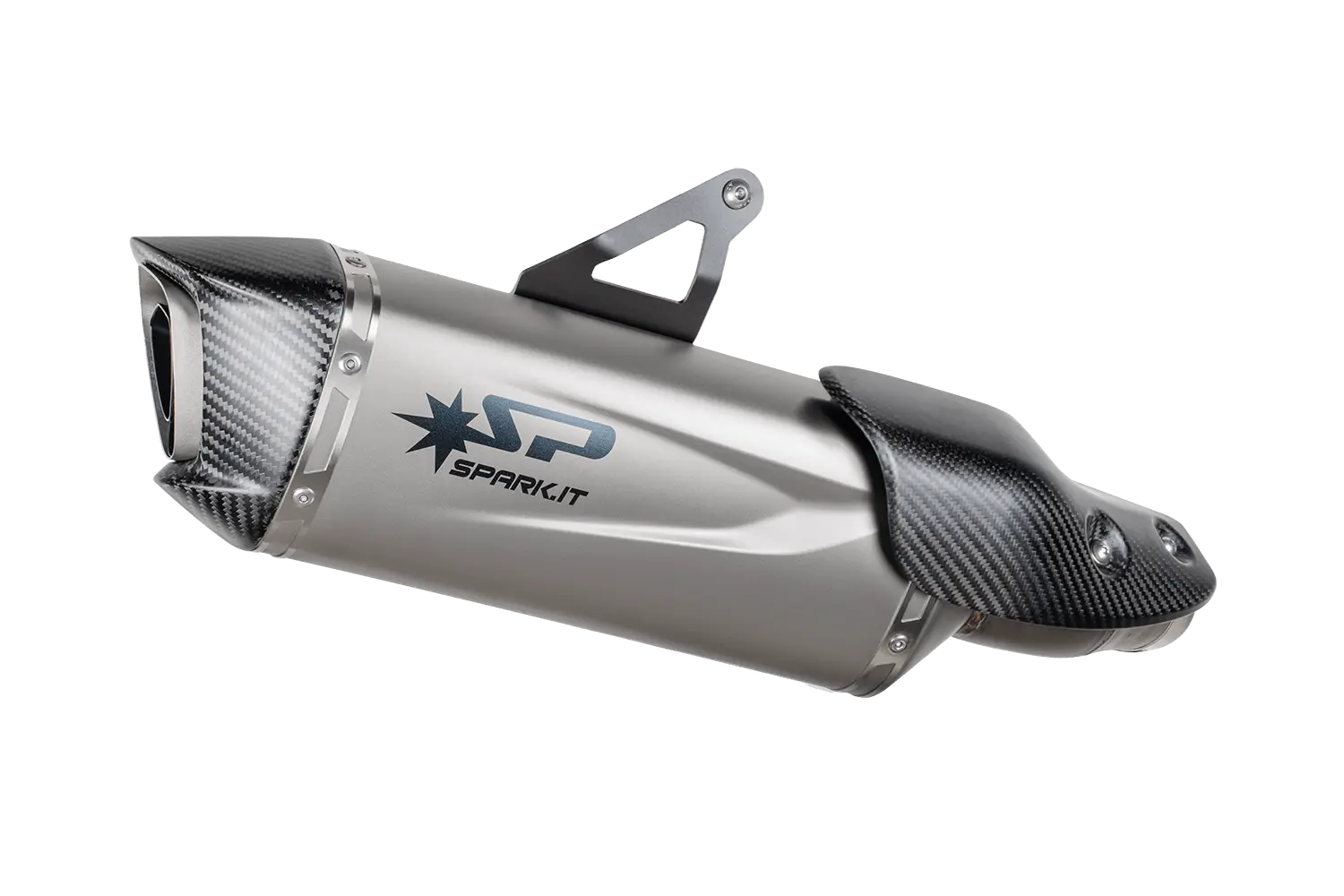 Spark Force Evo Slip-on Muffler With Carbon End Cap