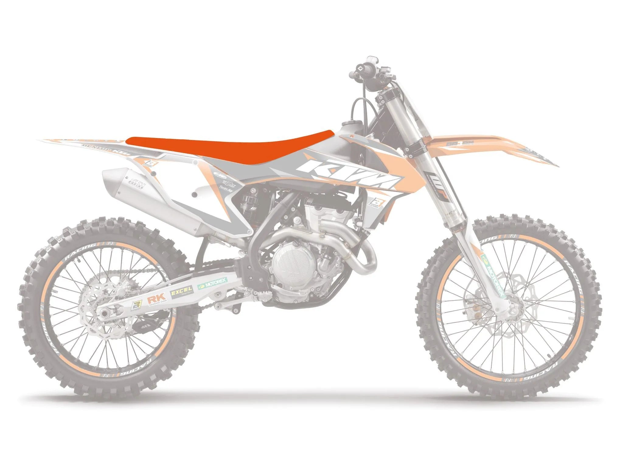 Blackbird Racing Pyramid Seat Cover - Orange