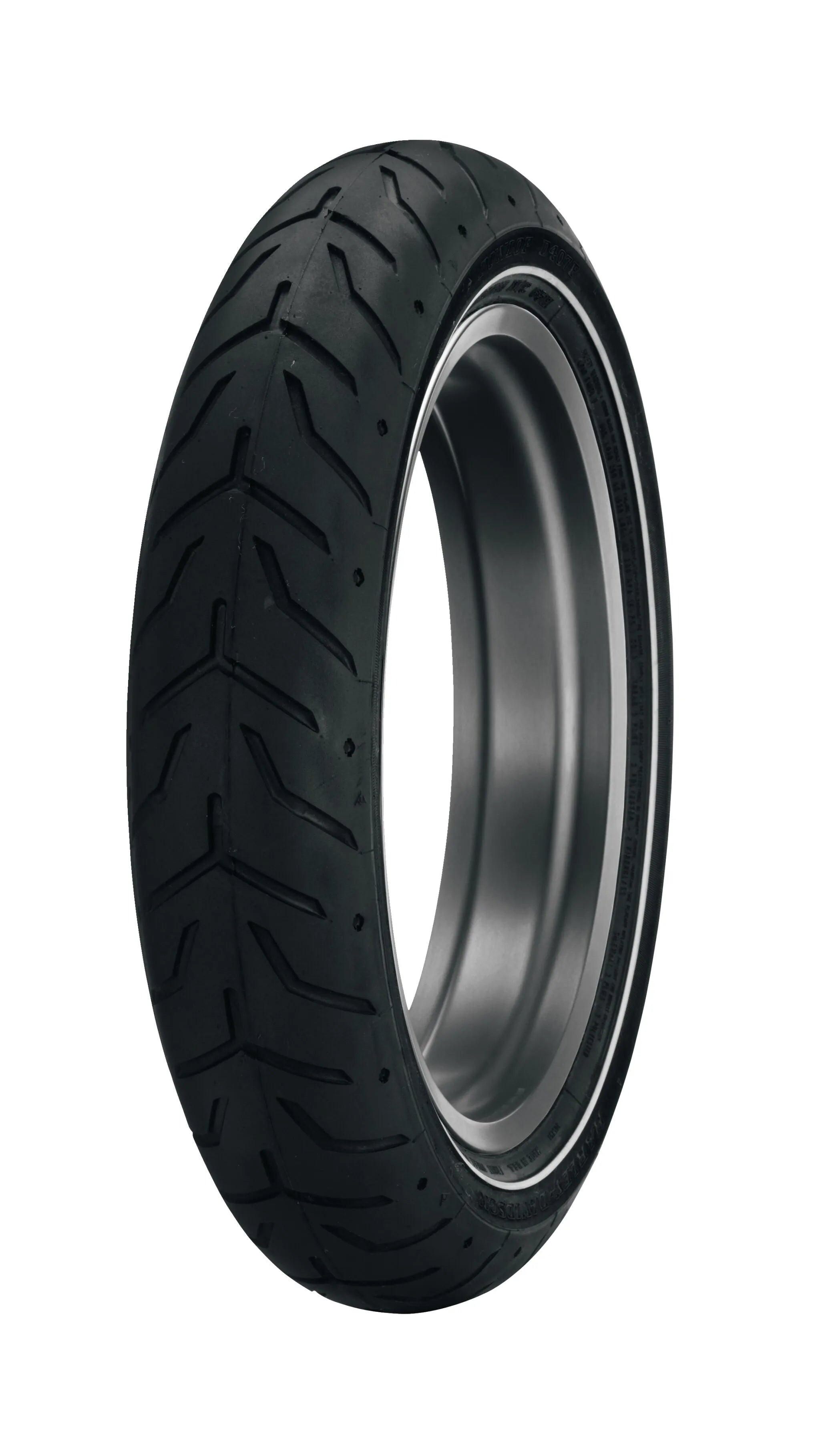 Dunlop D408 Tire Front 130/80b17 Single Whitewall
