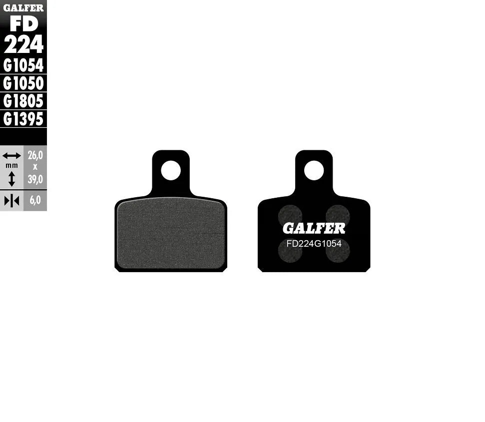 Galfer Semi-metallic Brake Pads For Oem Replacement