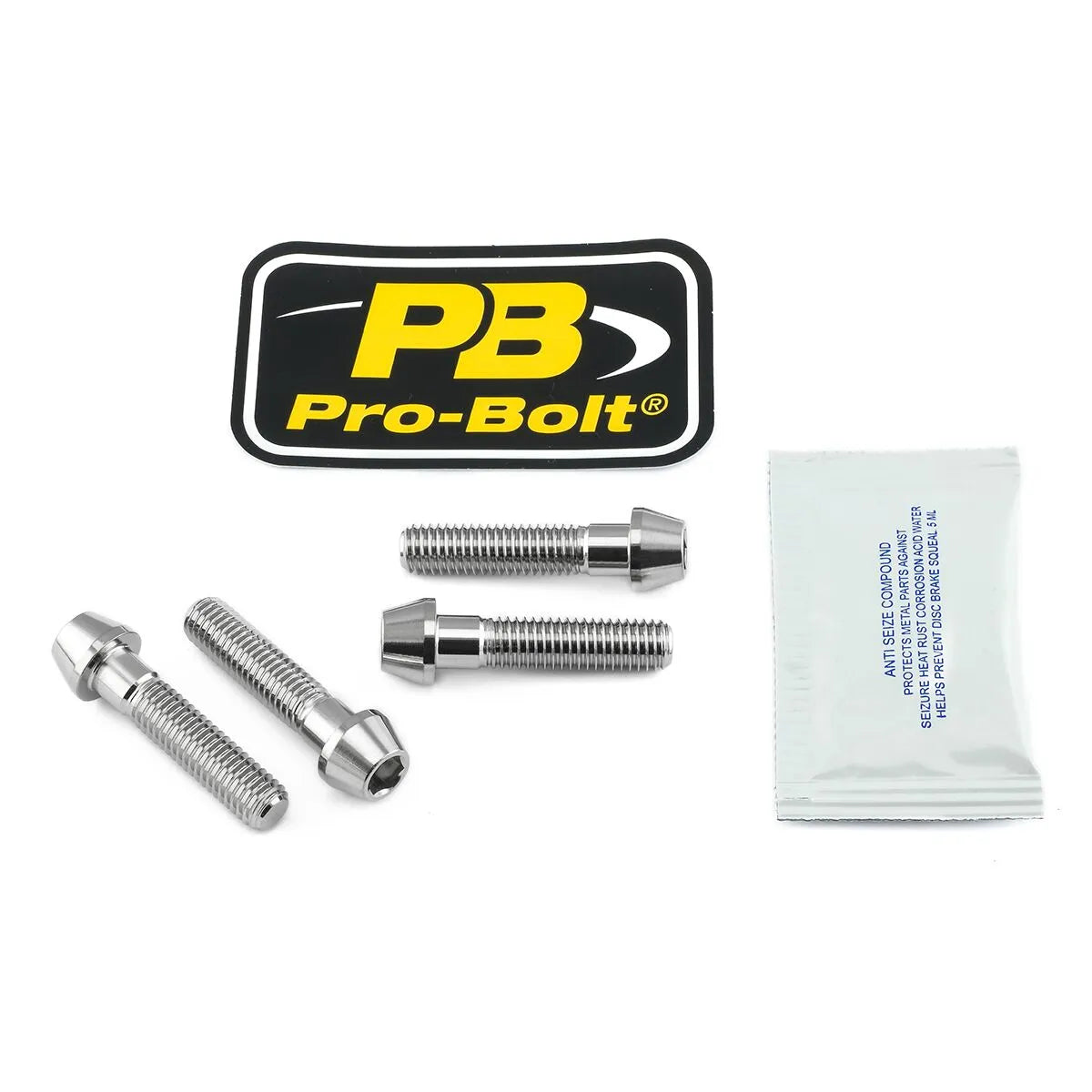Pro Bolt Front Axle Pinch Bolt Kit Stainless Steel