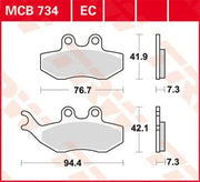 Trw All Round Sintered Metal Brake Pads