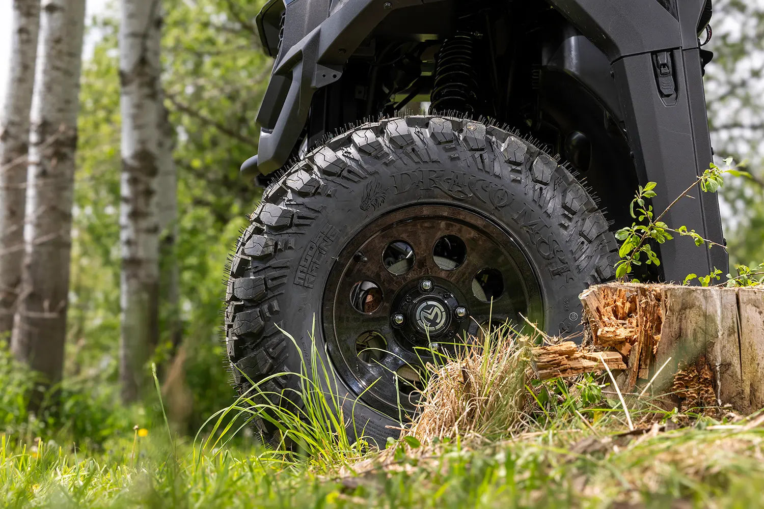 Moose Offroad 12" Black Gloss Aluminum Wheel