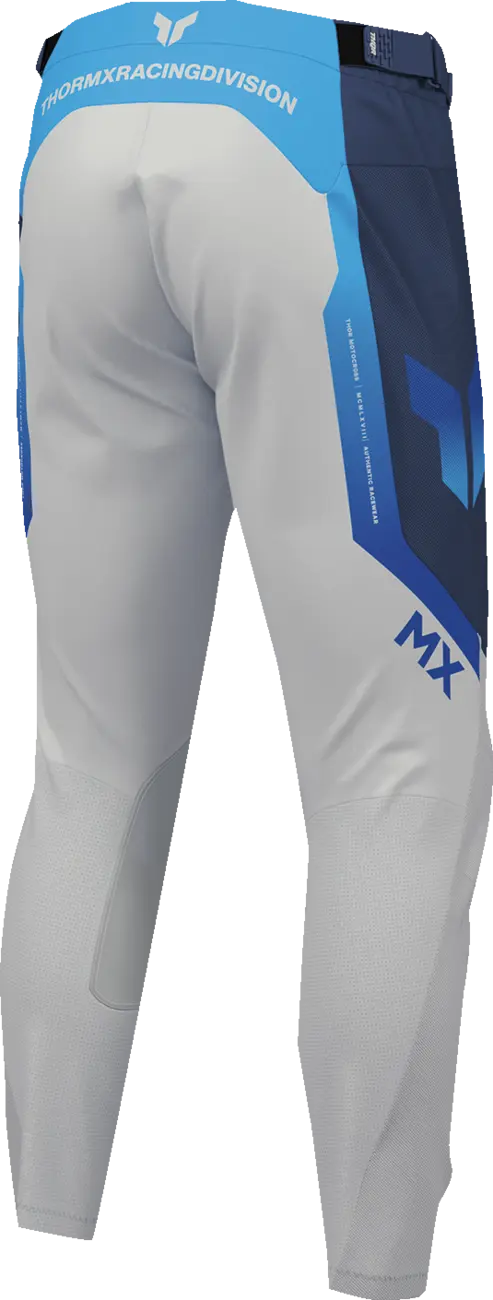 Thor Launchmode Air Raptor Racewear Pants - Light Blue/Gray/Midnight Blue