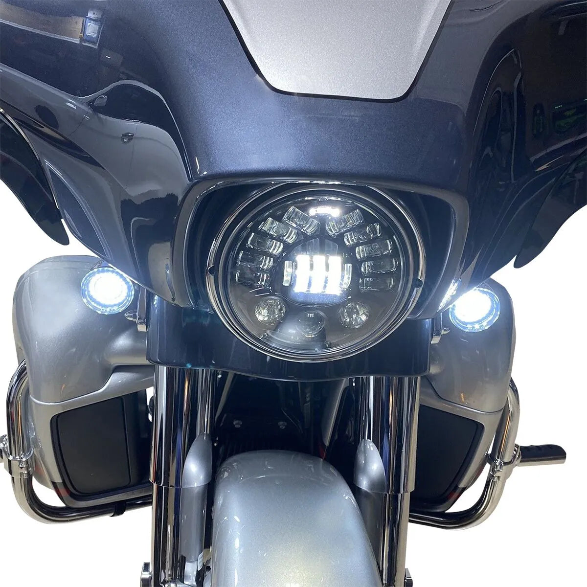 Custom Dynamics 7" Adaptive Headlamp For Indian