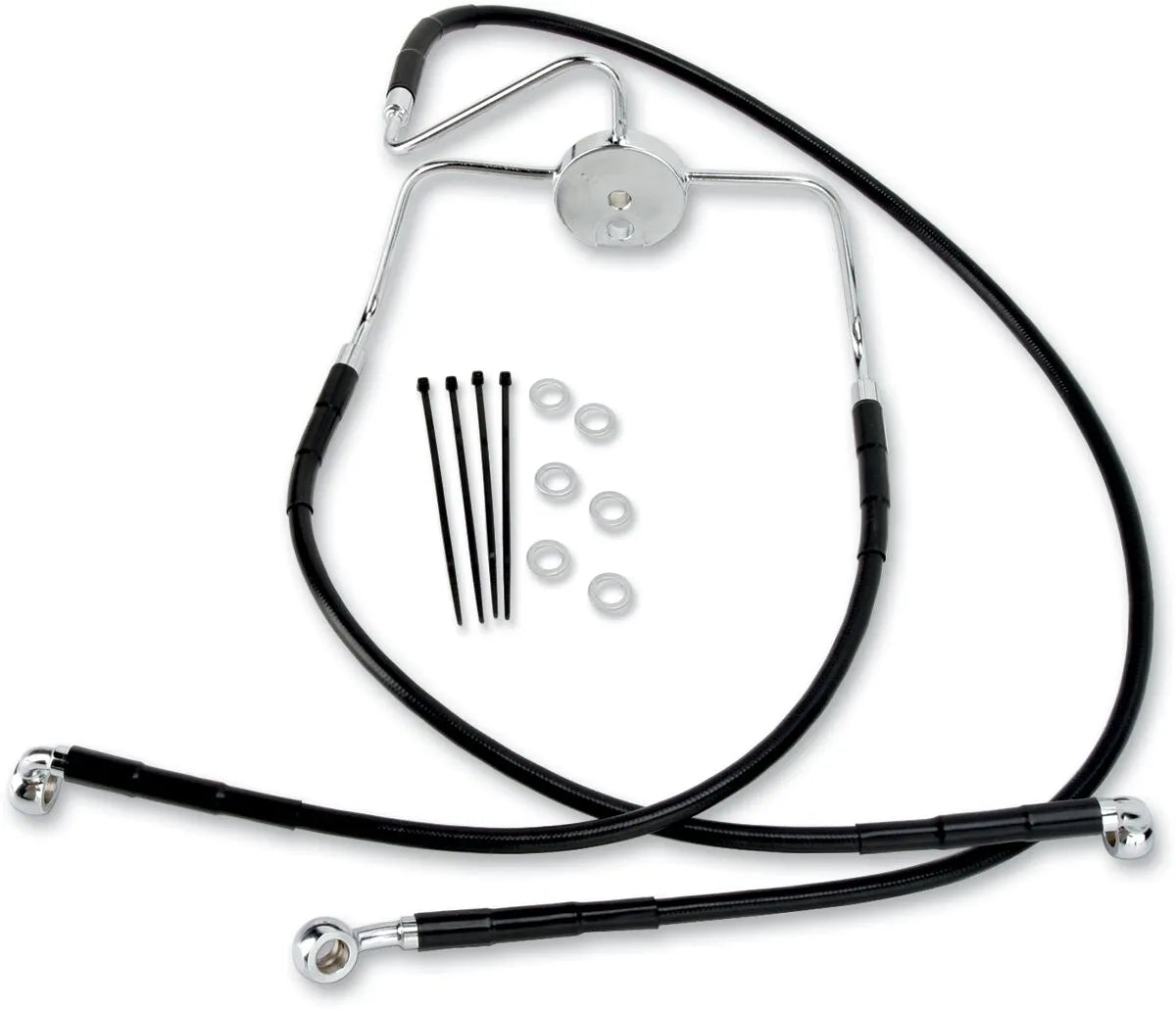 Drag Specialties Stainless Steel Brake Line Kit