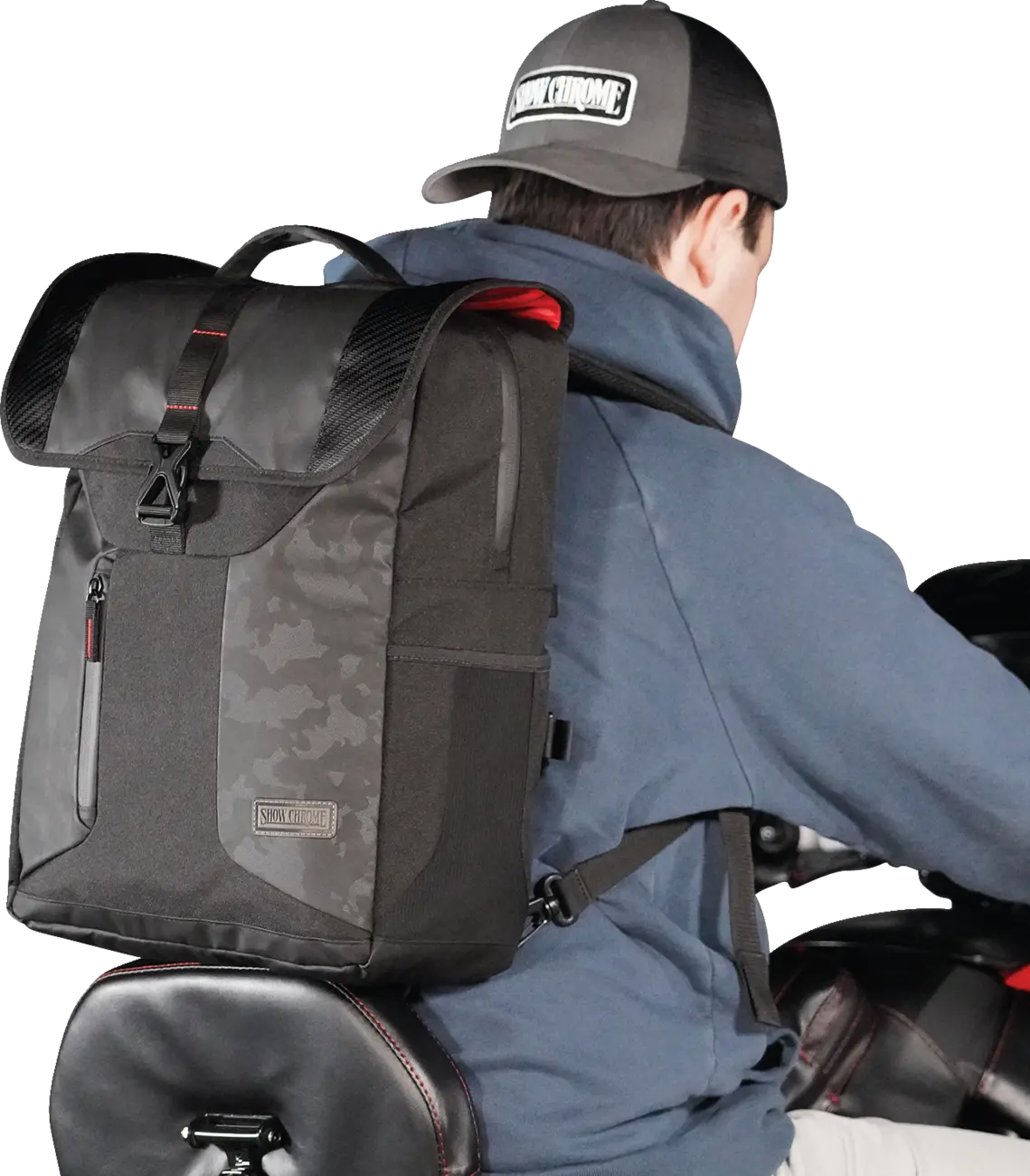 Show Chrome Levitate Bag - Convertible Motorcycle Backpack