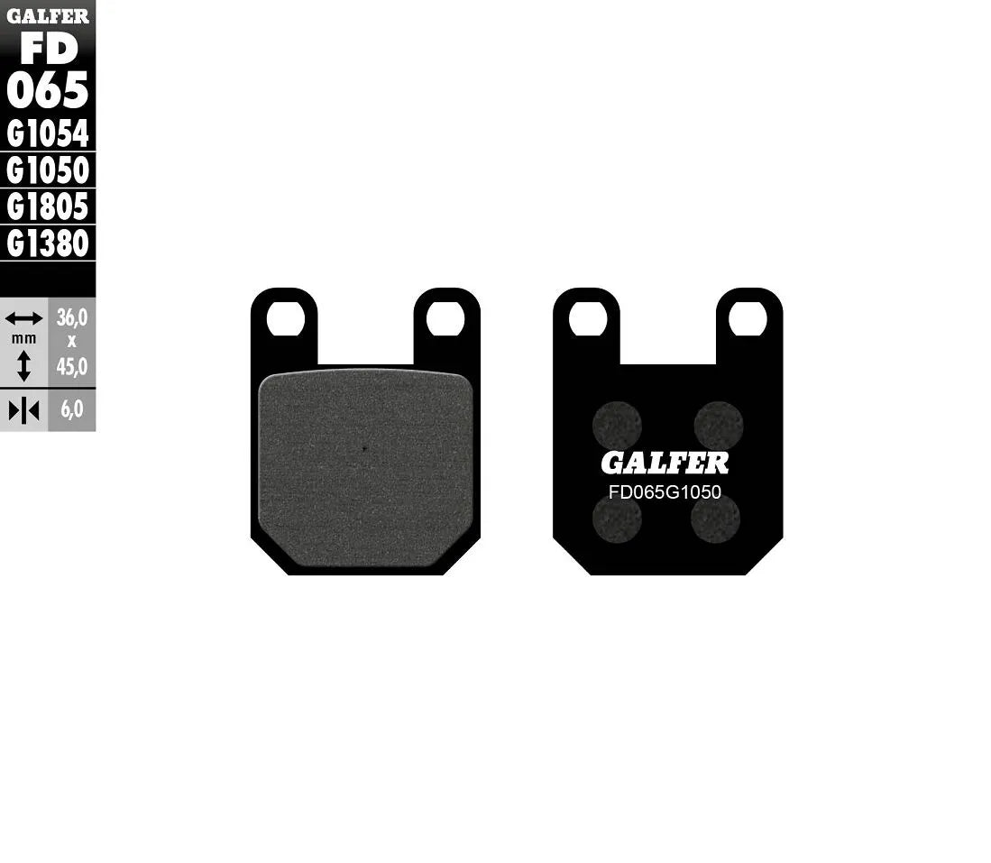 Galfer Semi-metallic Brake Pads For Oem Replacement