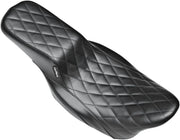 Le Pera Nomad Ii Seat - Black Vinyl, Diamond Stitch
