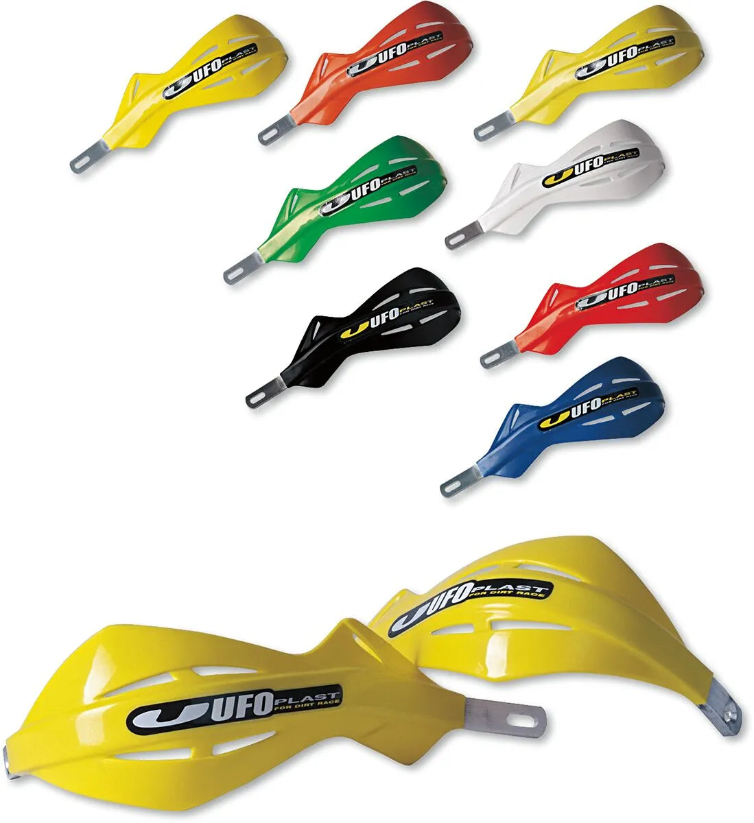 Ufo Pro Handguards 1-1/8" Aluminum - Blue