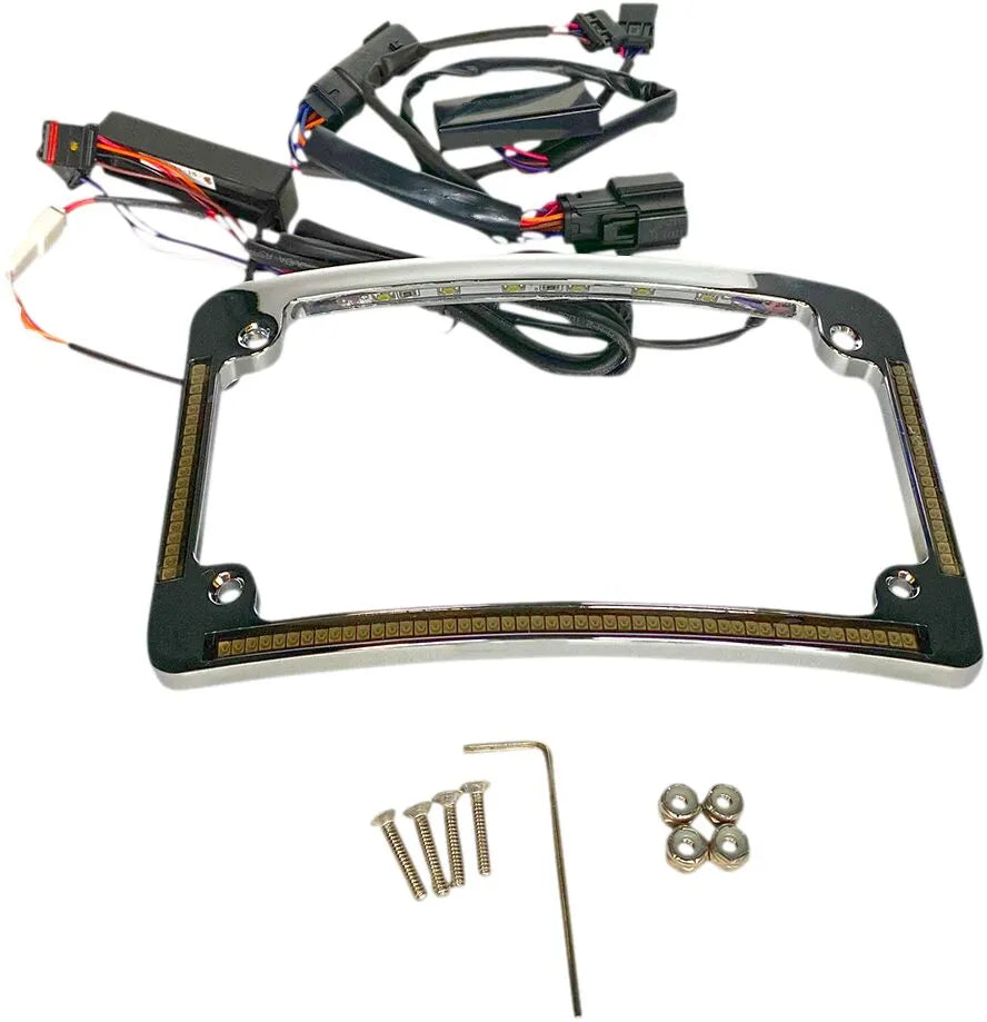 Custom Dynamics Led Radius License Plate Frame