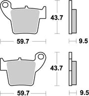 Moto-master Nitro Brake Pads - Sintered Metal