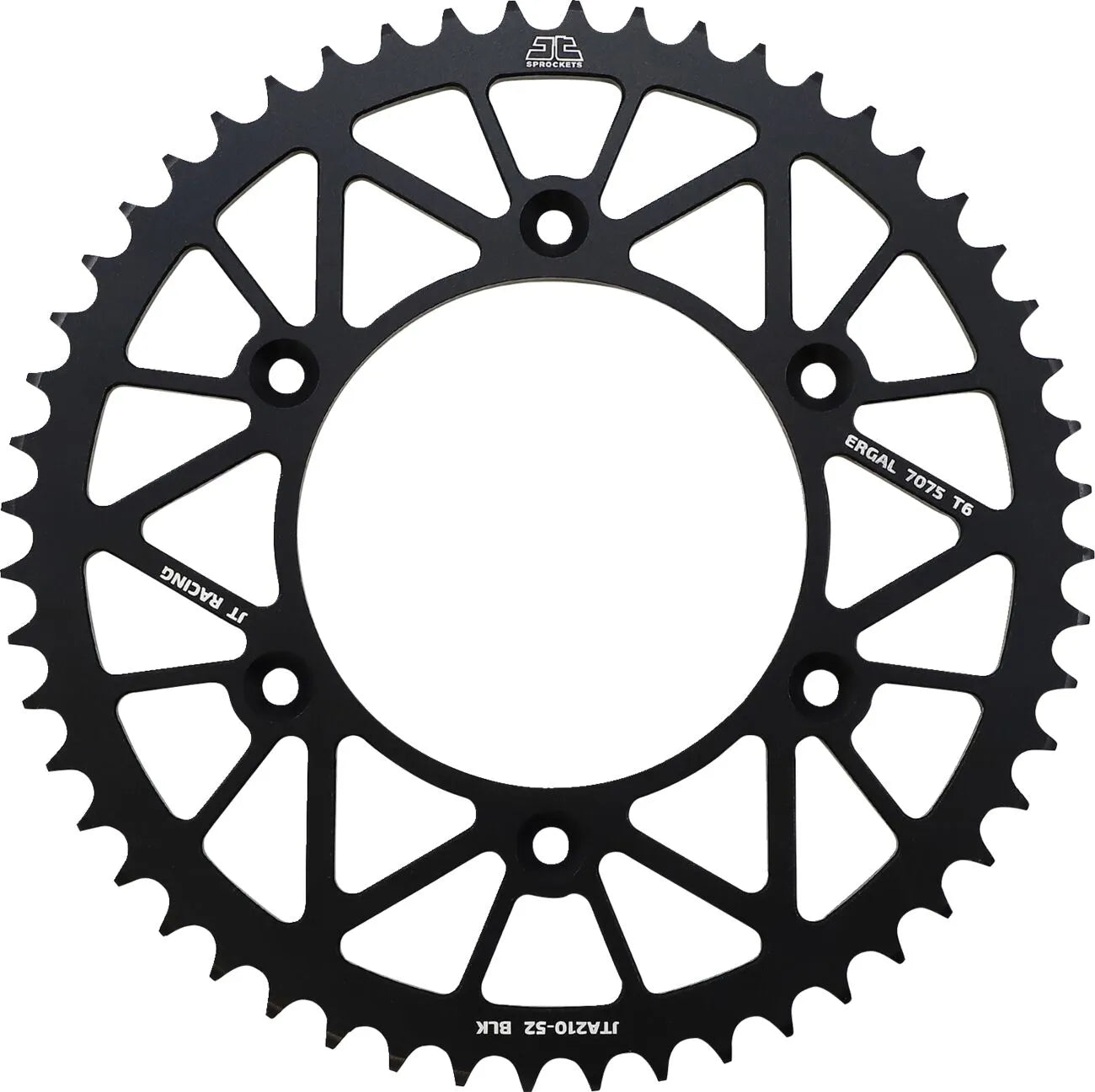 Jt Sprockets Rear Sprocket 52t Black Aluminum