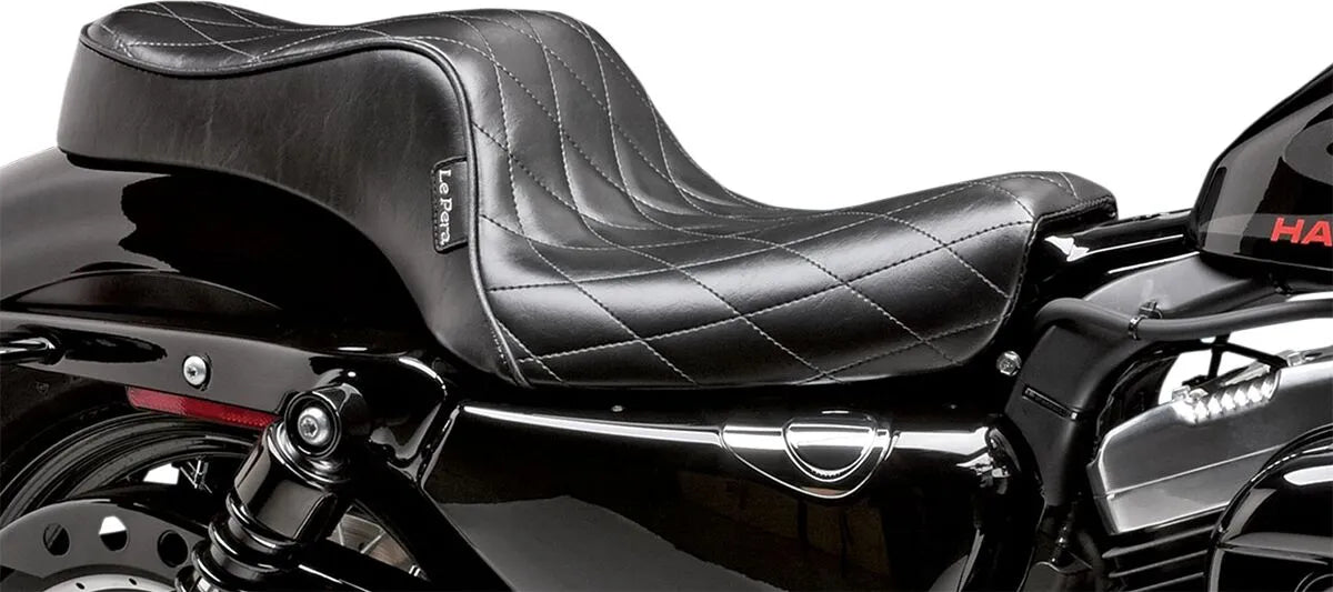 Le Pera Cherokee Seat - Black Vinyl, King/queen