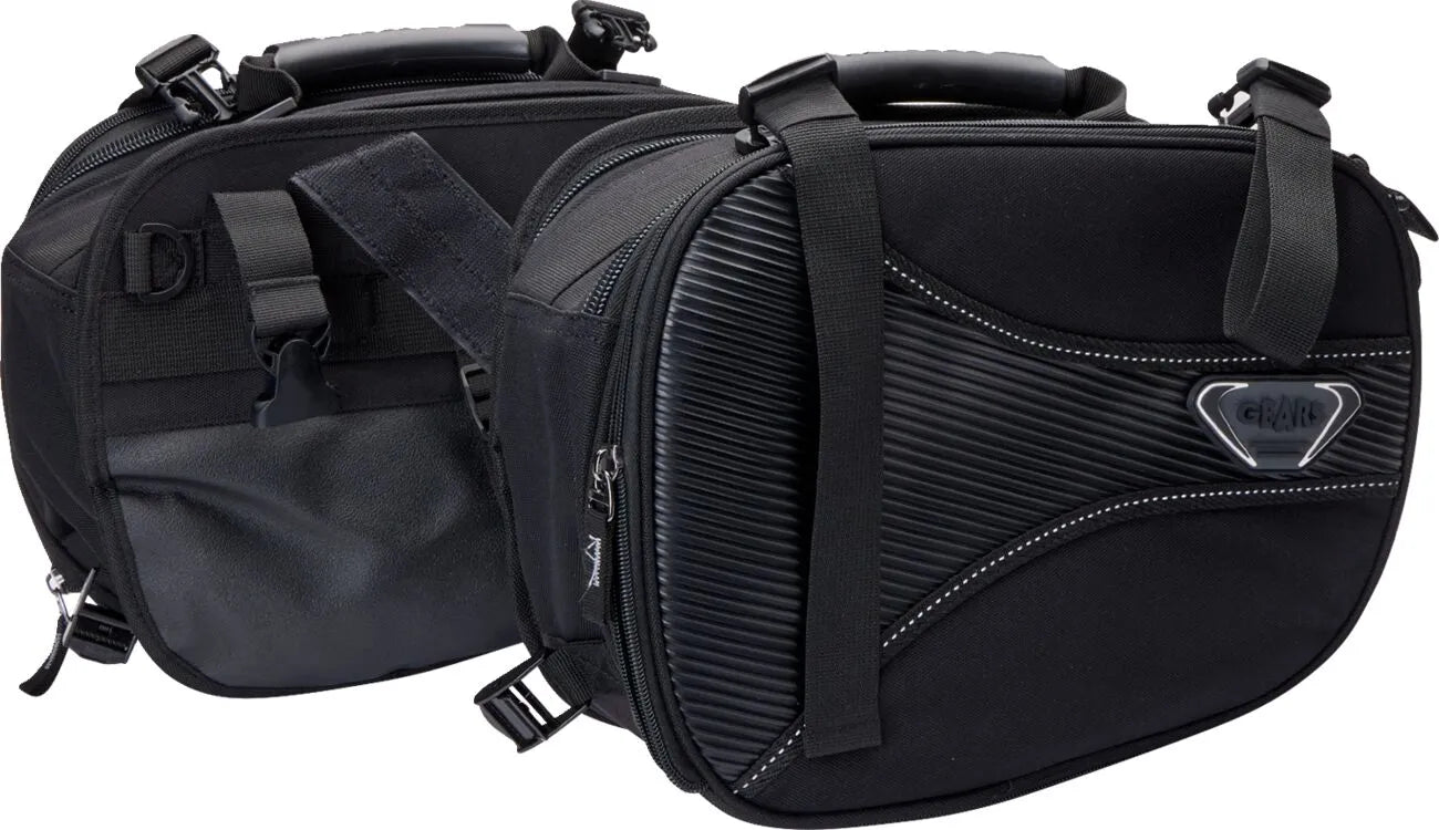Gears Canada Mini Saddlebags - Black Polyester