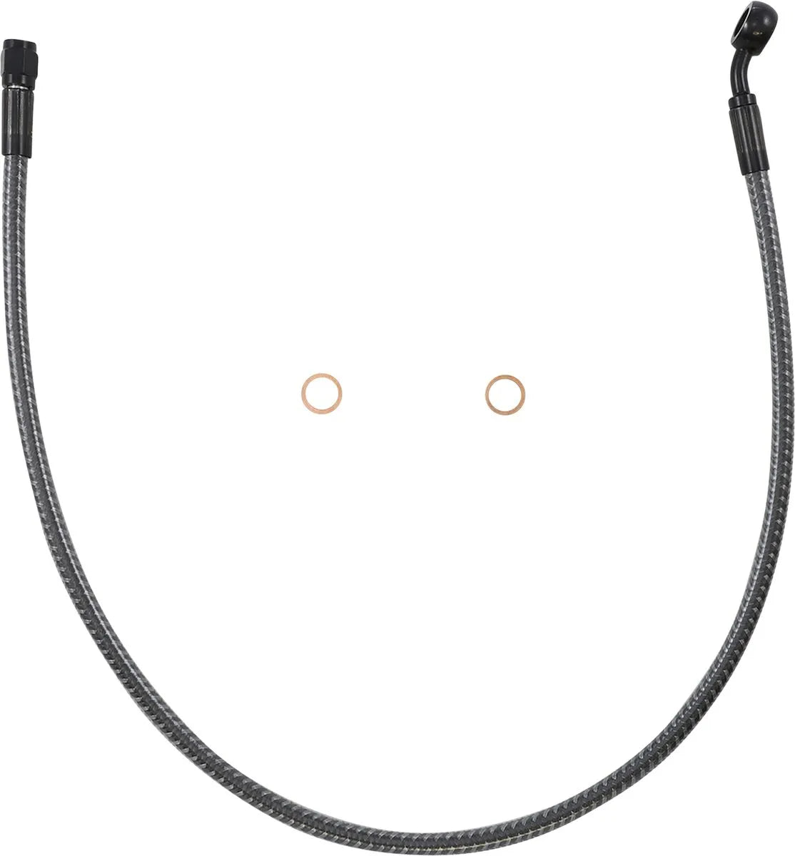 Magnum Shielding Karbonfibr Front Brake Line Kit For Abs