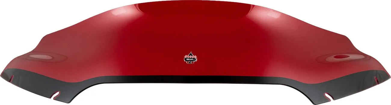 Klock Werks Kolor Flare Sport Windshield - Red