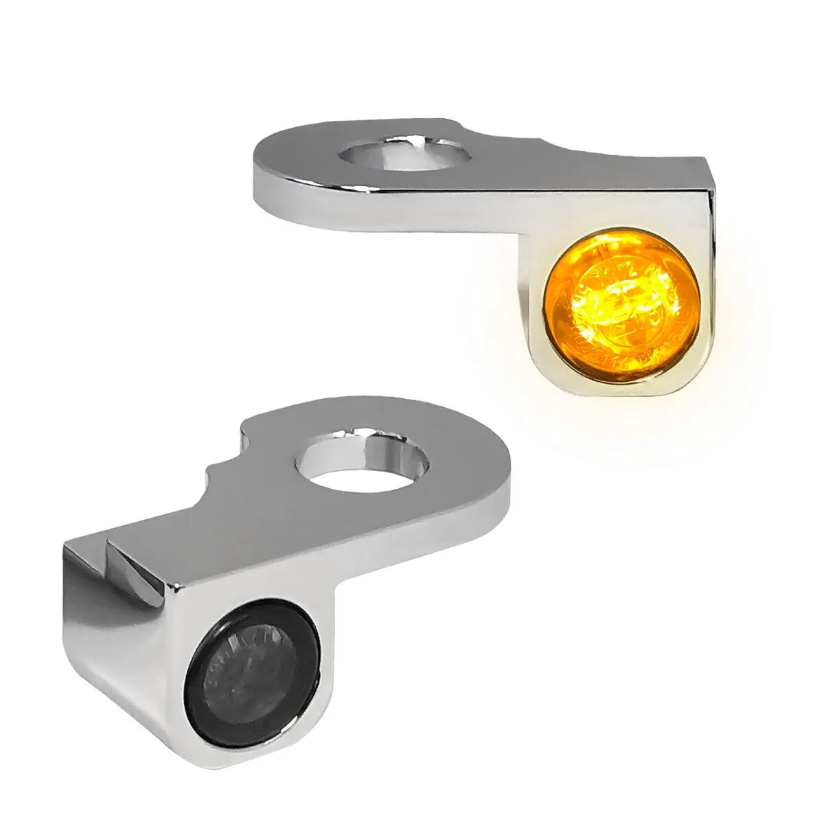 Heinz Bikes Nano Handlebar Turn Signals - Chrome