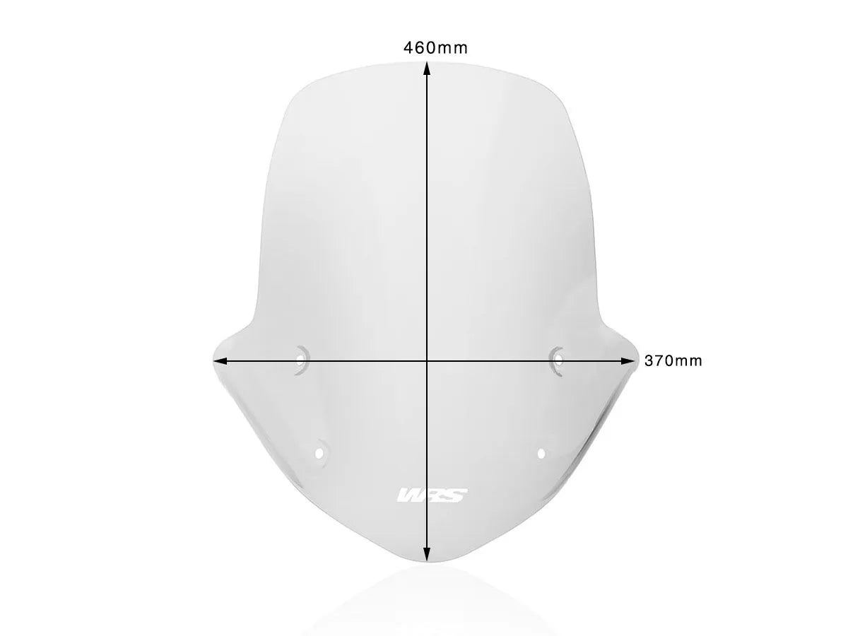 Wrs Smoke Windscreen - Enhanced Rider Protection