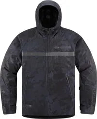 Icon Pdx3™ All Weather Motorcycle Jacket For Men - Black/Camo Gray