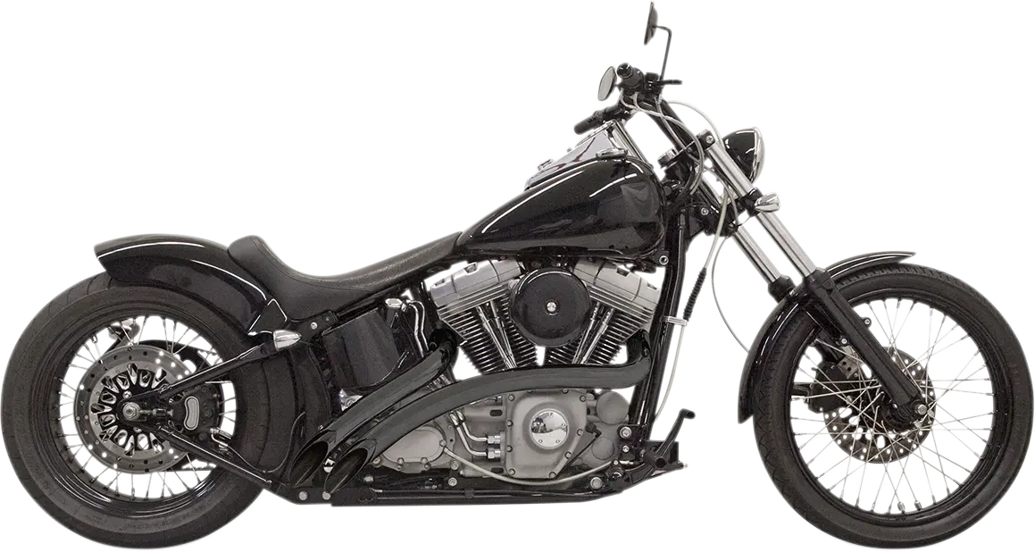 Bassani Xhaust Radial Sweepers Exhaust System Black Steel