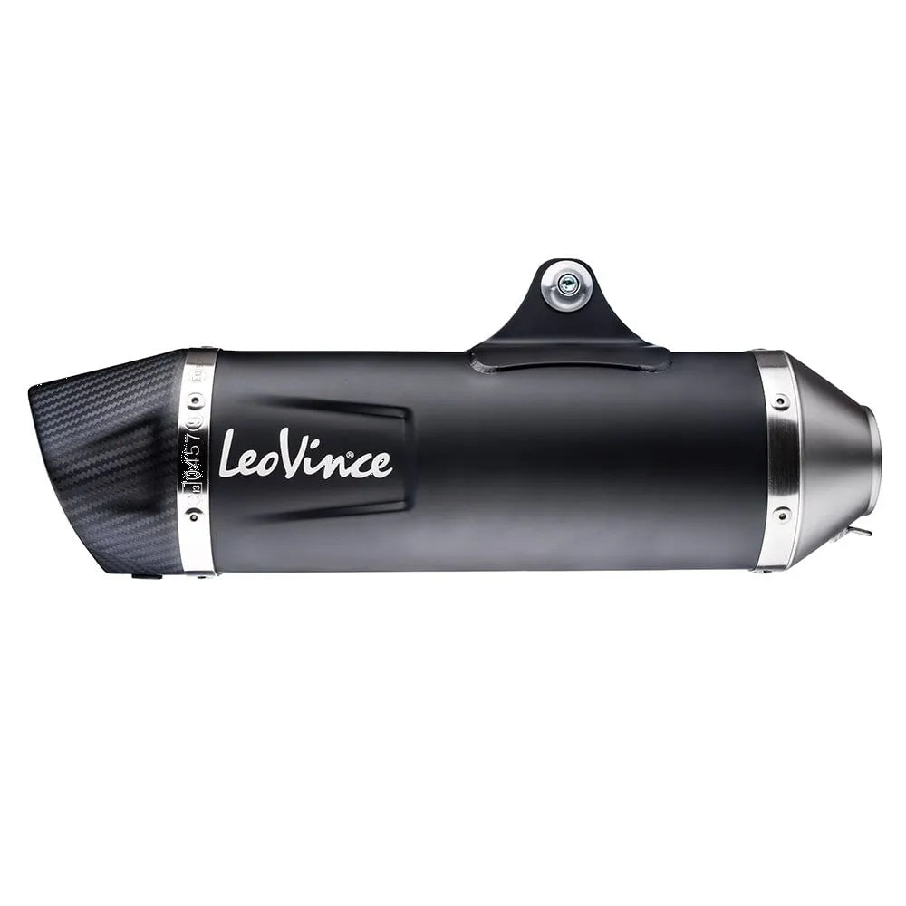 Leovince Nero Slip-on Muffler - Black Stainless Steel