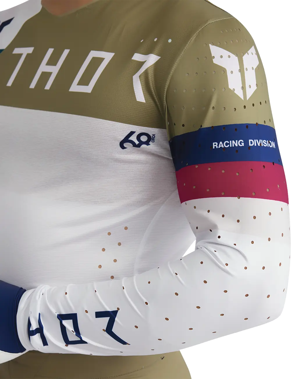 Thor Sportmode League Jersey - White/Tan/Maroon/Navy