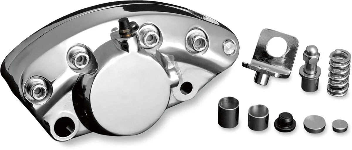 Drag Specialties Chrome Rear Brake Caliper For Oem Mounting