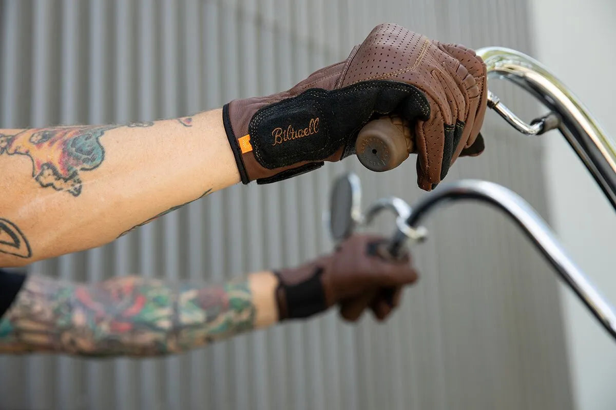 Biltwell Borrego Gloves - Black/Chocolate