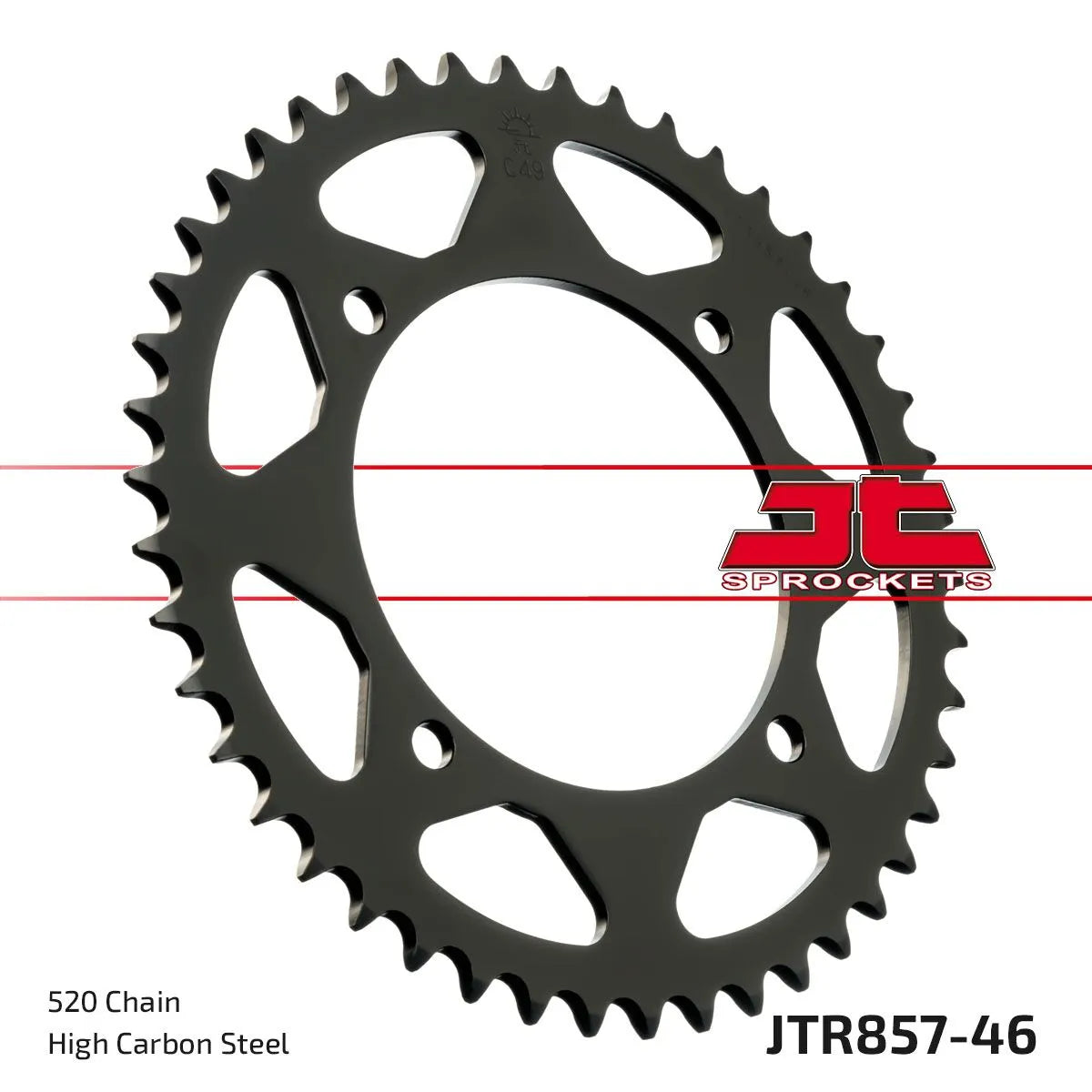 Jt Sprockets Steel Rear Sprocket - 520, 46t