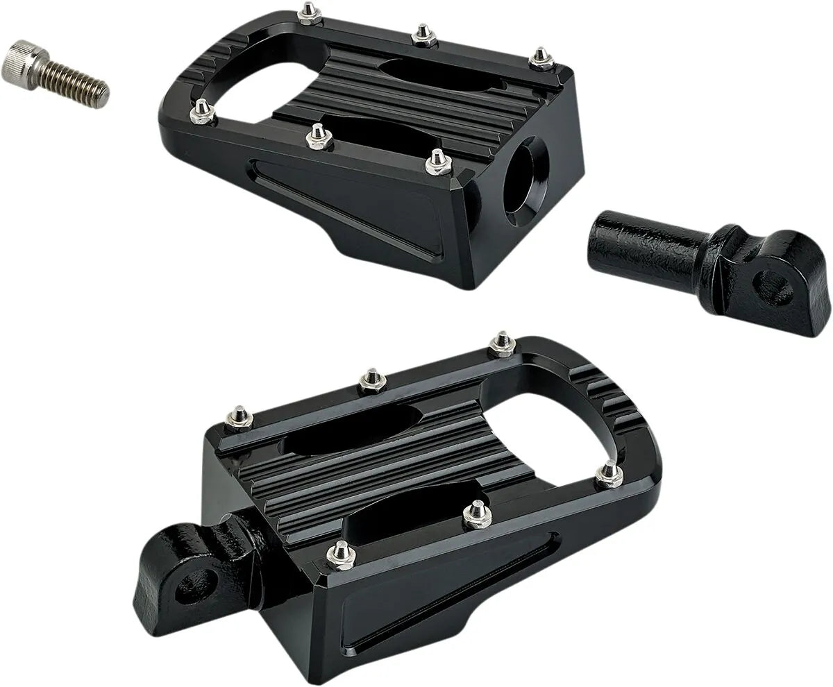 Biltwell Punisher Foot Pegs - Black Aluminum