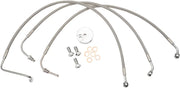 La Choppers Stainless Steel Brake Line Kit - Mini Ape Hanger