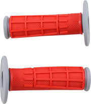 Moose Offroad Comp Diamond Half Waffle Grips Red