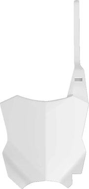 Polisport Front Number Plate - White