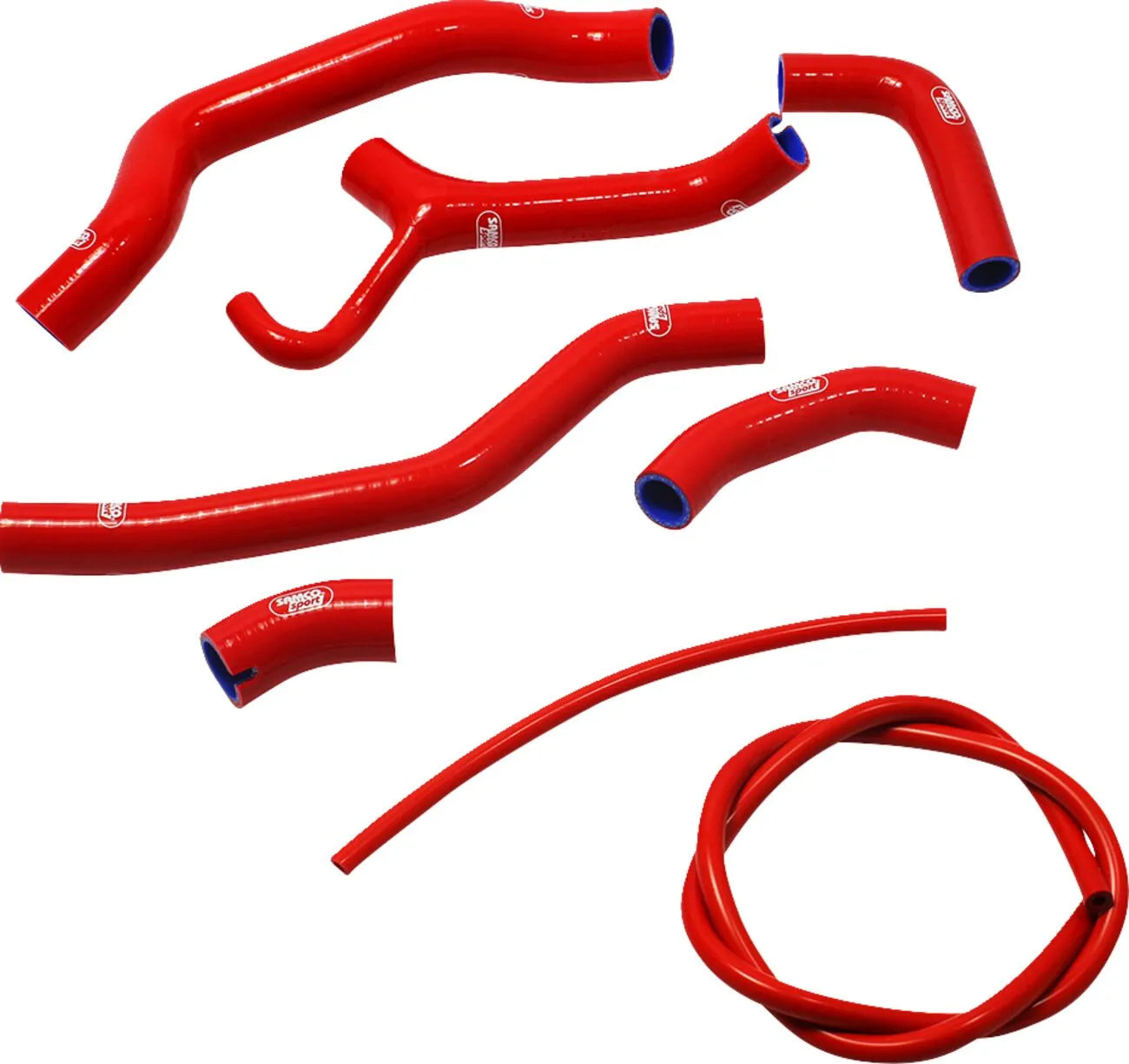 Samco Sport Radiator Hose Kit Red Silicone