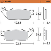 Moto-master Roadpro Sinter Brake Pad Front Sintered Metal