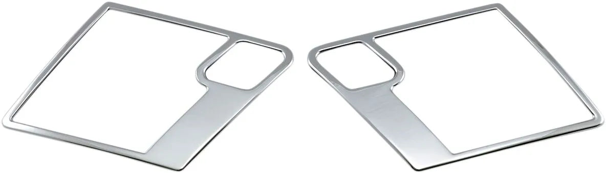 Parts Unlimited Front Speaker Accent Trim - Chrome
