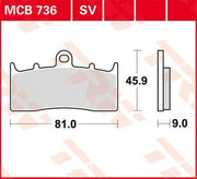 Trw Sv Series Sintered Brake Pads For Front Brake