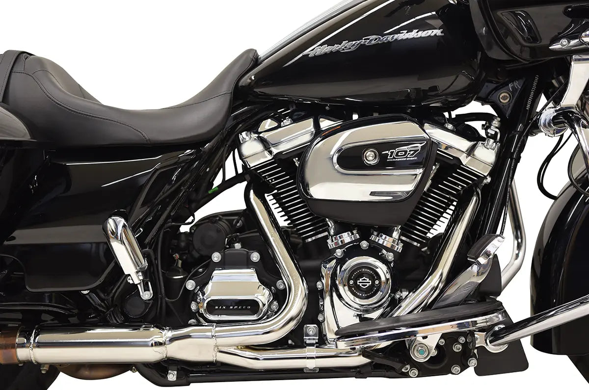 Bassani Xhaust 2x2 Dual Headpipes For Oem Bagger Slip-ons
