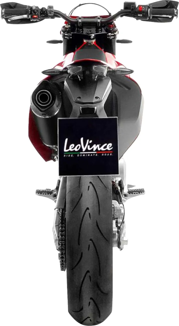 Leovince Nero Slip-on Muffler With Carbon Fiber End Cap