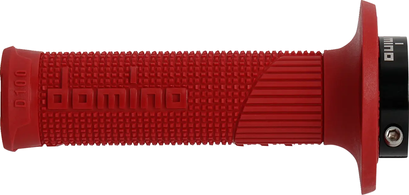 Domino D100 D-lock Grips - Red