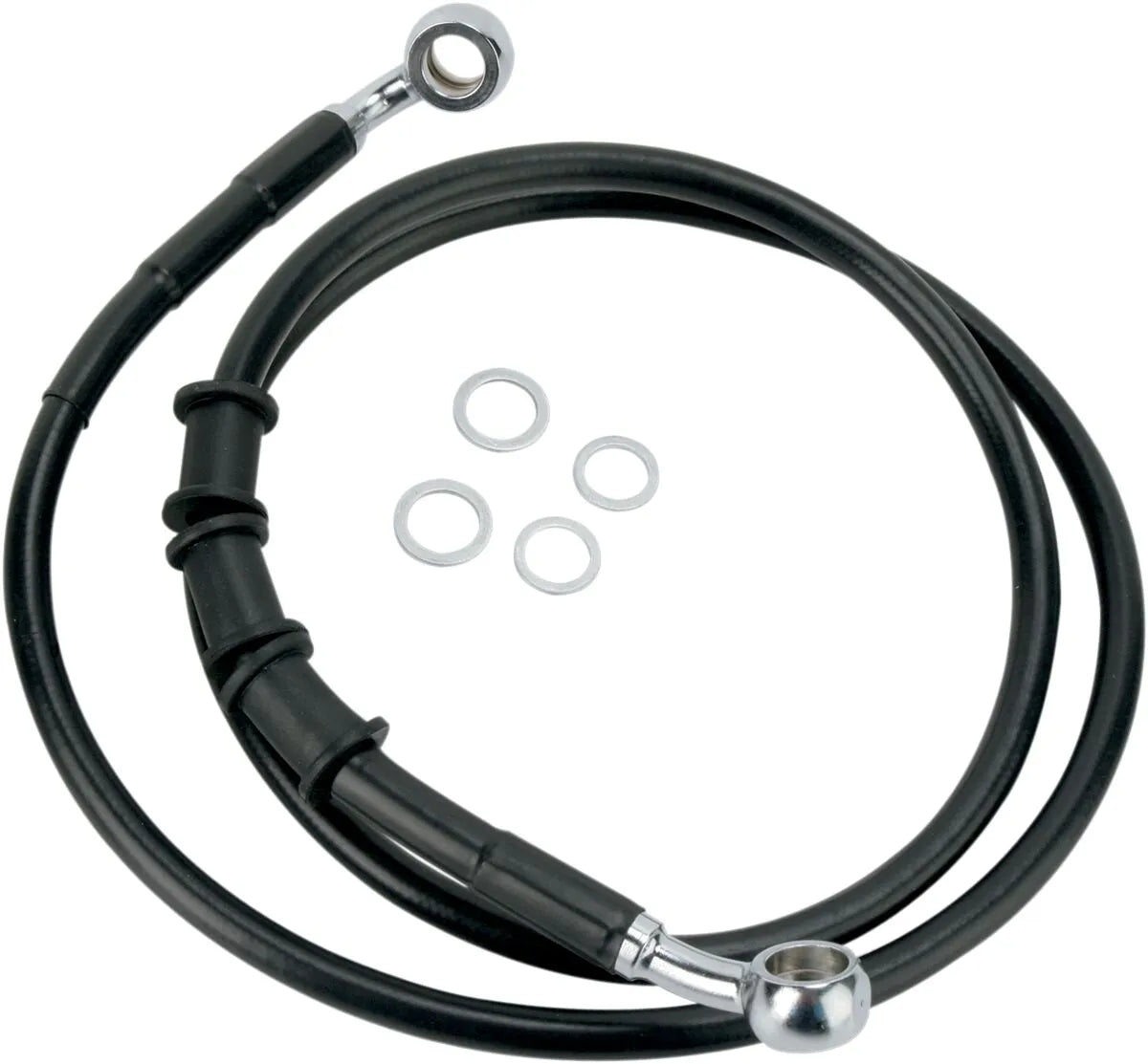Drag Specialties Stainless Steel Brake Line Kit 42"