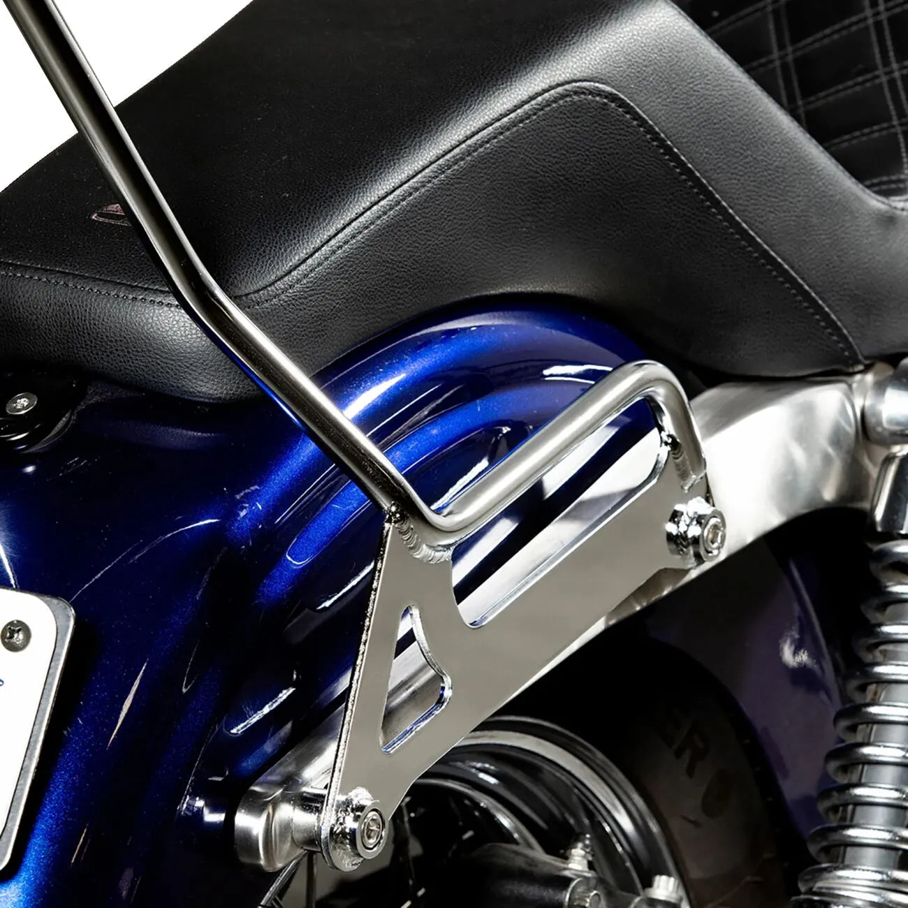 Biltwell Exfil Sissy Bar - Chrome Steel