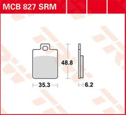 Trw Srm Series Sintered Scooter Brake Pads